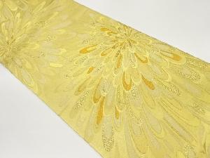 抽象花模様織出し袋帯